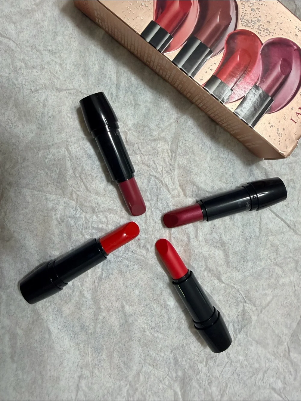 Lancôme Full Size Red Color Design Lipstick Set